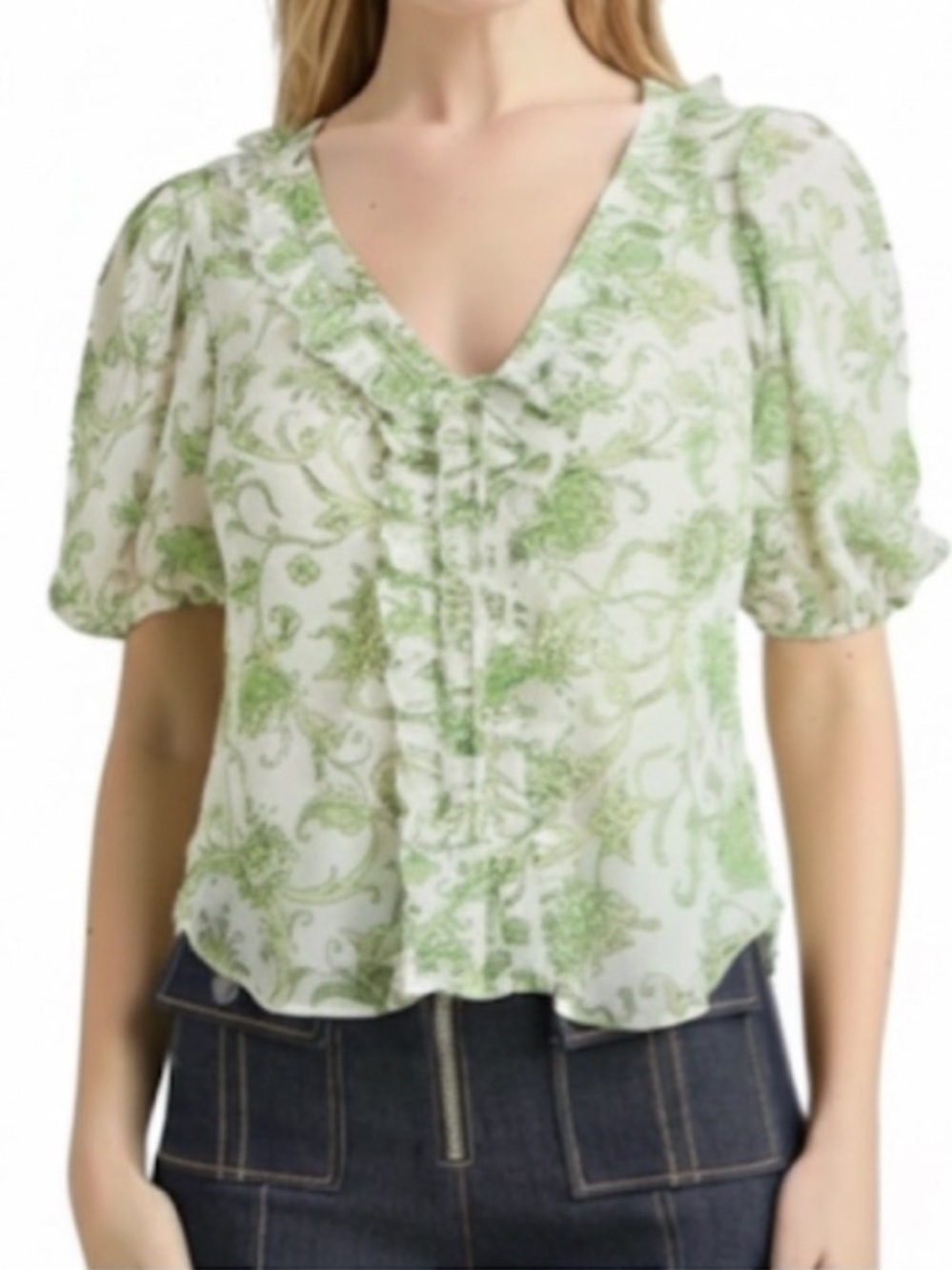 Cinq à Sept Ivy Paisley “Seraphina” Blouse Size Small New Without Tags!